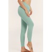 Light-green Solid Cut Out High Waist Yoga Sports Leggings