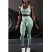 Camo Wrap Racer Back Shaping Hip High Waist Sports Bra Leggings Set