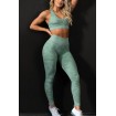 Camo Wrap Racer Back Shaping Hip High Waist Sports Bra Leggings Set