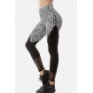 Zebra Mesh Splicing Yoga Workout Sports Leggings