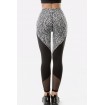 Zebra Mesh Splicing Yoga Workout Sports Leggings