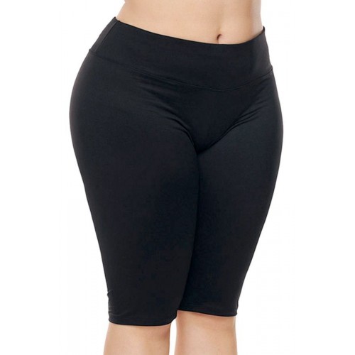 High Waist Running Workout Plus Size Sports Shorts