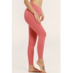 Pink Solid Cut Out High Waist Yoga Sports Leggings