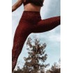 Dark-Glitter High Waist Yoga Workout Leggings