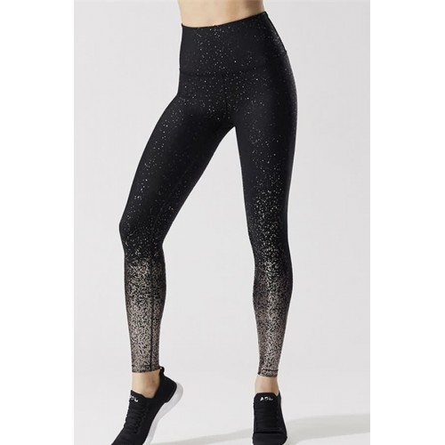 Glitter High Waist Yoga Workout Leggings