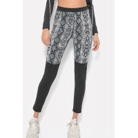 Snakeskin High Waist Yoga Workout Sports Leggings