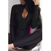 Zip-up Long Sleeve Skinny Yoga Sports Jumpsuit