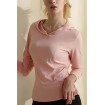 Pink Hooded Long Sleeve Workout Sports Tee