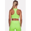 Neon Green U Neck Racer Back High Waist Yoga Sports Bra Leggings Set